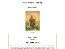 Tablet Screenshot of jesusworksministry.org